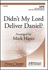 Didn't My Lord Deliver Daniel? SATB choral sheet music cover